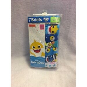 New boys Baby Shark briefs 2t/3t underwear pinkfog